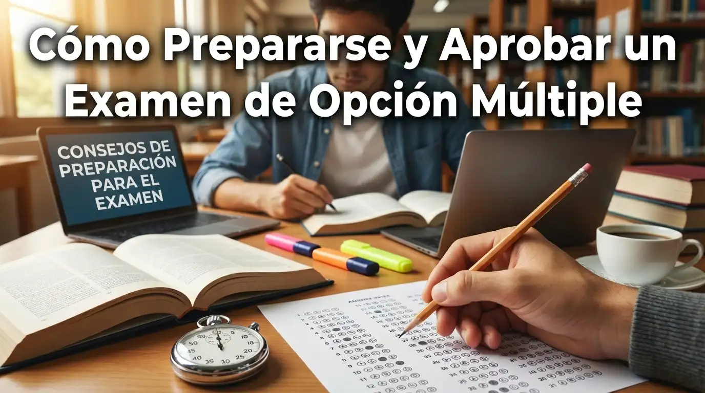 Cómo Preparar un Examen Tipo Test y Aprobar: Guía Científica 2026